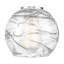 Essex - 1 lumière - 15 cm - Nickel satiné brossé - Suspension par cordon - Mini suspension