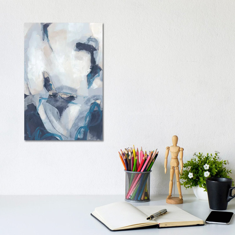 Blue Process by June Erica Vess - Wrapped Canvas Gallery-Wrapped Canvas Giclée, 30.48cm H x 20.32cm W x 1.91cm D