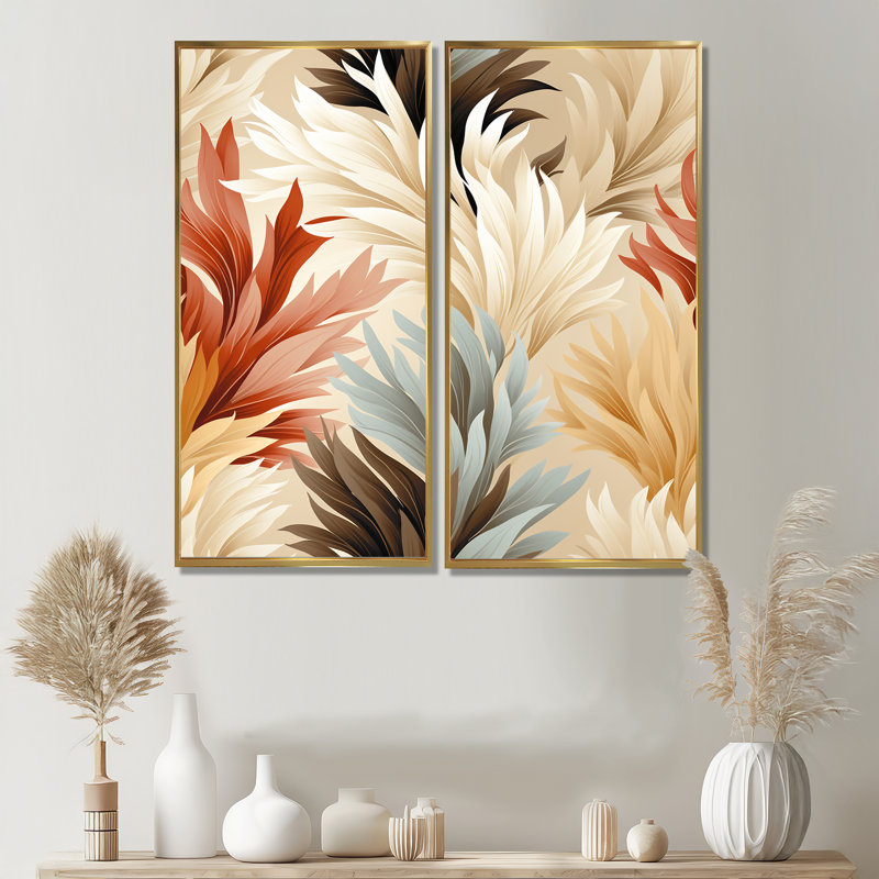 Driftwood Dreams, 32" H x 32" W, Impression encadrée flottante, Gold