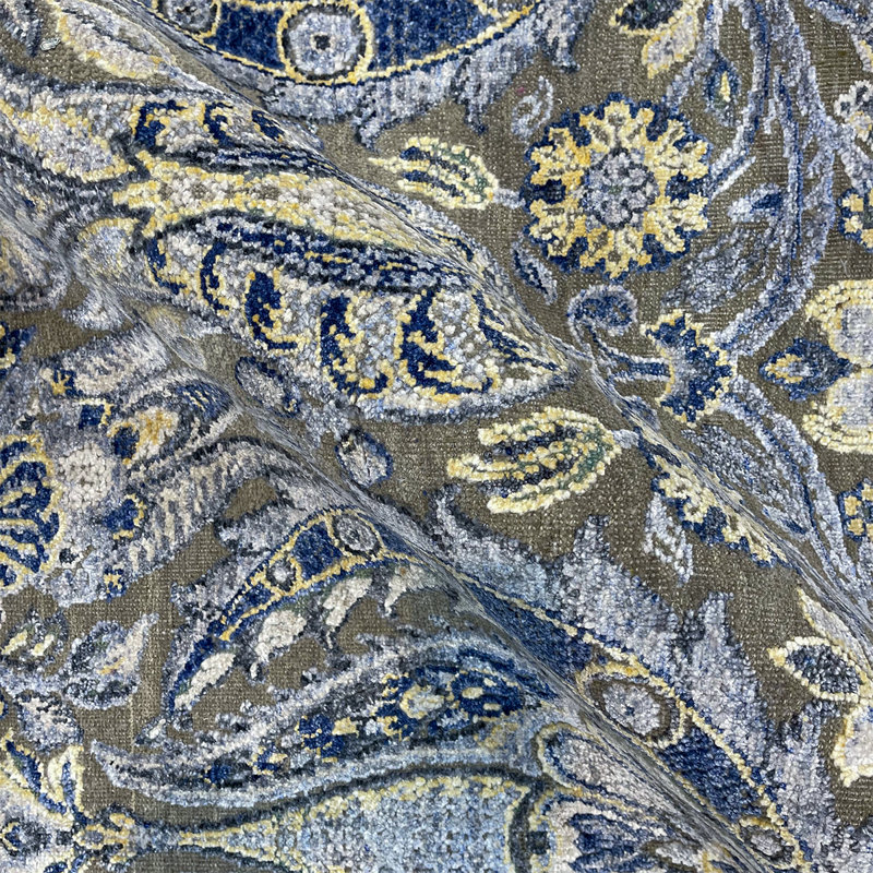 Ikat Area Rug, Rectangle 8' x 10'