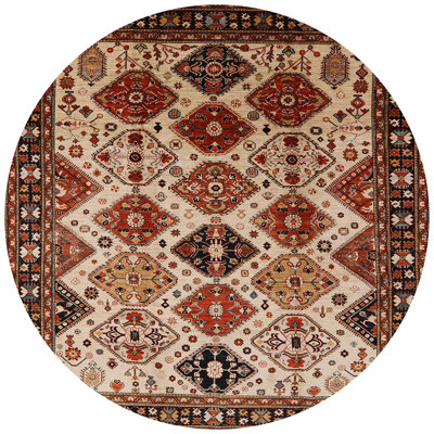 Tapis oriental rouge / beige
