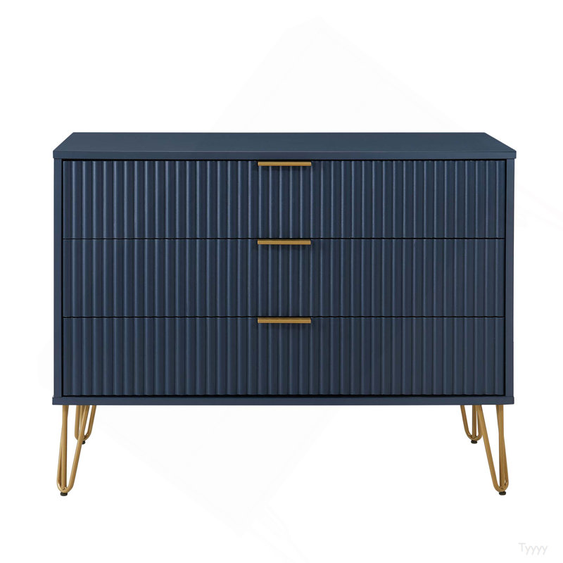 Dresser In Midnight Blue, Dark Blue