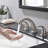 NO 2-handle Bathroom Faucet with Drain Assembly