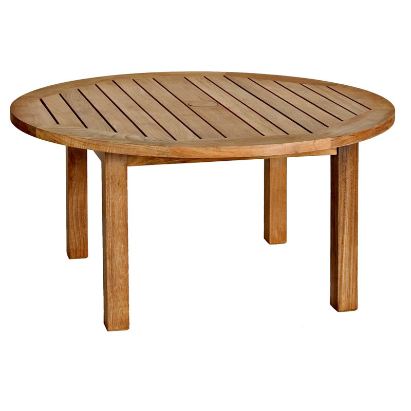Canterbury 36" Teak Outdoor Round Coffee Table