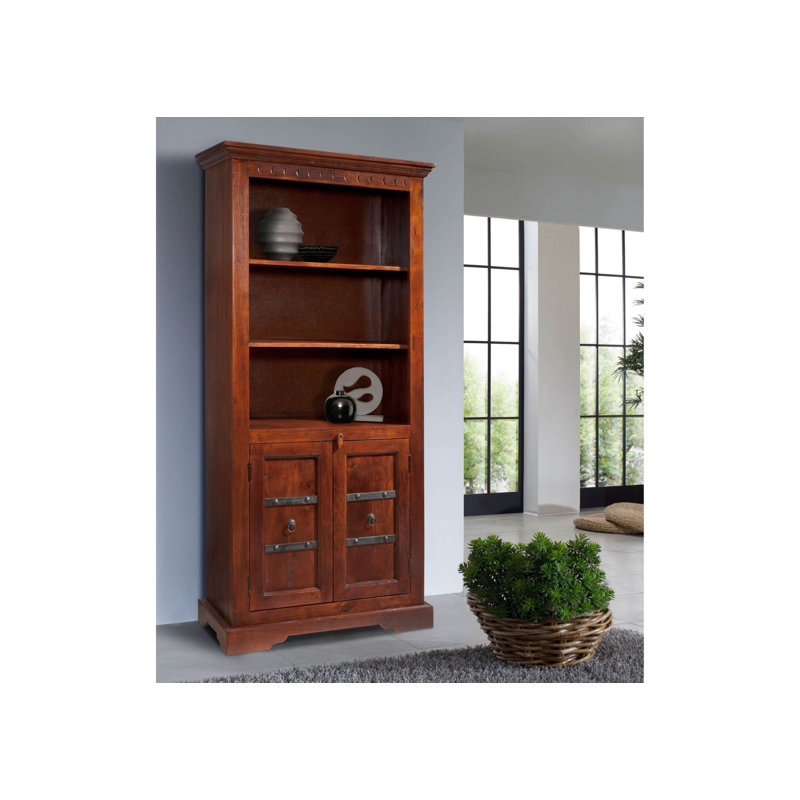 Oxford 183cm H x 84cm W Standard Bookcase, Nougat