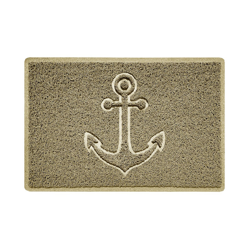Non-Slip Indoor Door Mat, 1.2cm H x 60cm W x 40cm L, Beige