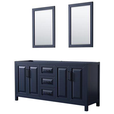 Daria 71'' Double Bathroom Vanity Base Only