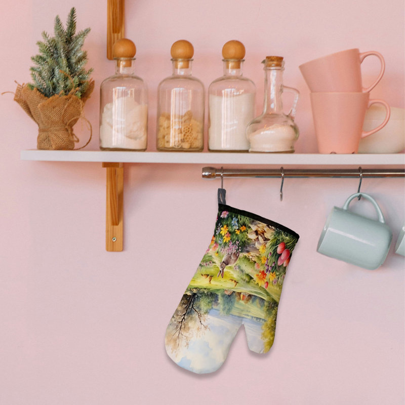 Gants de Pâques en coton sergé