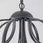 Luminaire suspendu style globe 4 lumières Farmhouse