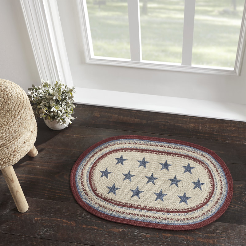 Tapis en jute Celebration, Ovale 1 pi 8 po x 2 pi 6 po