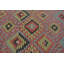 Kilim, tapis frais, tapis en laine verte, grands tapis de 5,5 x 10 pi, tapis de cuisine, tapis rétro, tapis turc