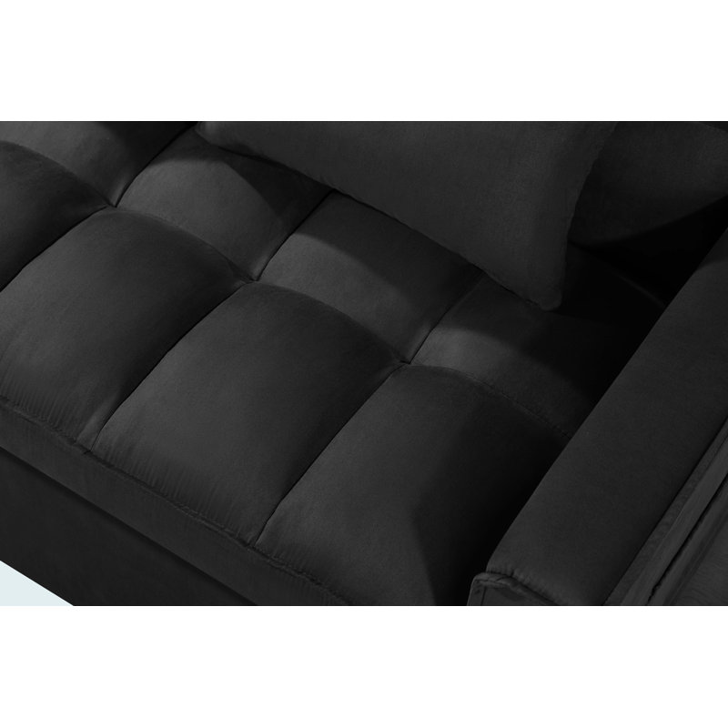 Canapé-lit convertible, Noir, noir, noir, noir