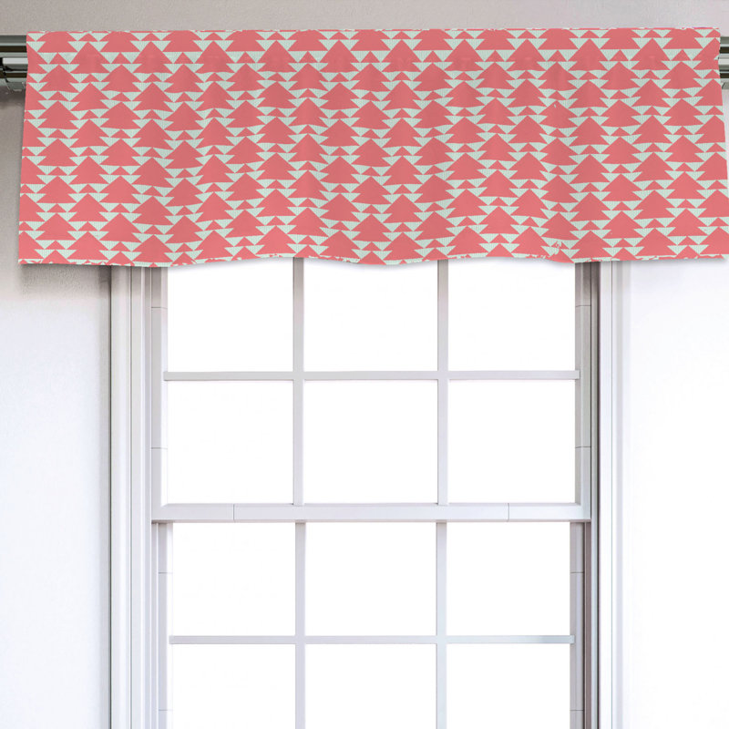 Sateen Ruffled Window Valance