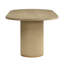 Ensemble de table de salle à manger 6 personnes Drake avec fauteuils rembourrés et base à double piédestal-129681341-129681343