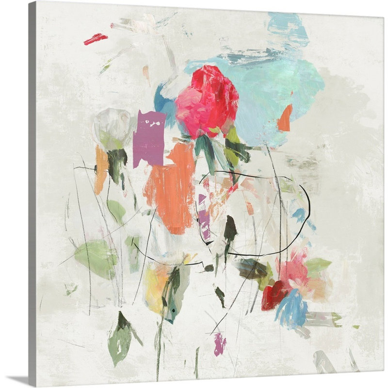 Spread Love II par PI Studio - reproduction d'art sur toile, Toile tendue, H 30 po x l 30 po x P 1,25 po
