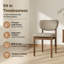 Upholstered Solid Wood Side Dining Chair-128932296