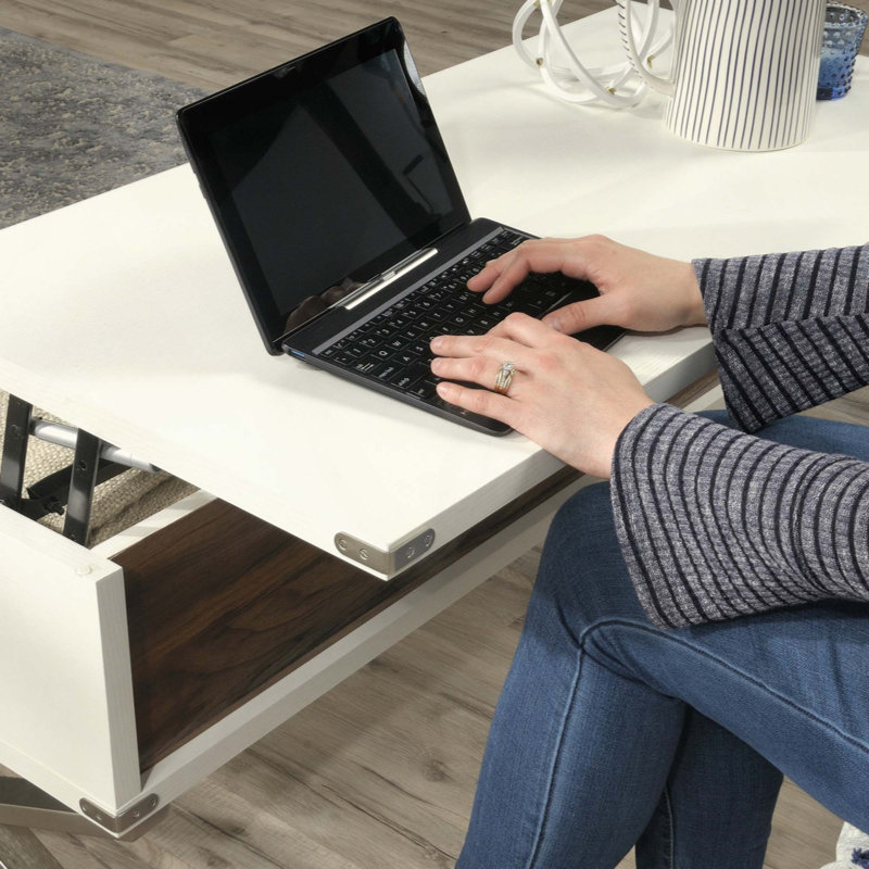 Table basse à plateau relevable