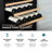 EdgeStar Single Zone 19.375'' Freestanding 44 Bottle Wine Refrigerator with Reversible Door
