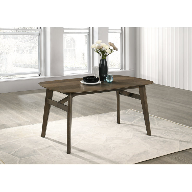 Cordray Ash Solid Wood Base Dining Table, 75cm H x 150cm W x 80cm D