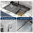 30" L x 19" W Drop-in Waterfall Kitchen Sink 16 Gauge Stainless Steel Multifunctional Workstation Kitchen Sink with Digital Display in Honeycomb Finish-117667867