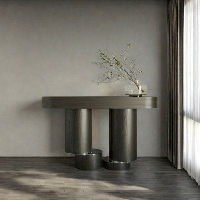 Modern Geometry Art Console Table
