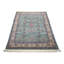 Tapis turquoise en laine nouée à la main 8 K 1 po x 10 pi 4 po 200 KPSI