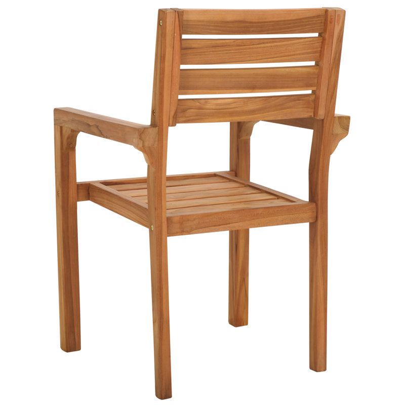 Leon Outdoor Teak Dining Armchair