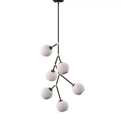 Luminaire suspendu unique à 6 lumières Slavin