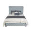 Mobilier de chambre contemporain tapissier bleu sarcelle clair audacieux Chenille-1506341992