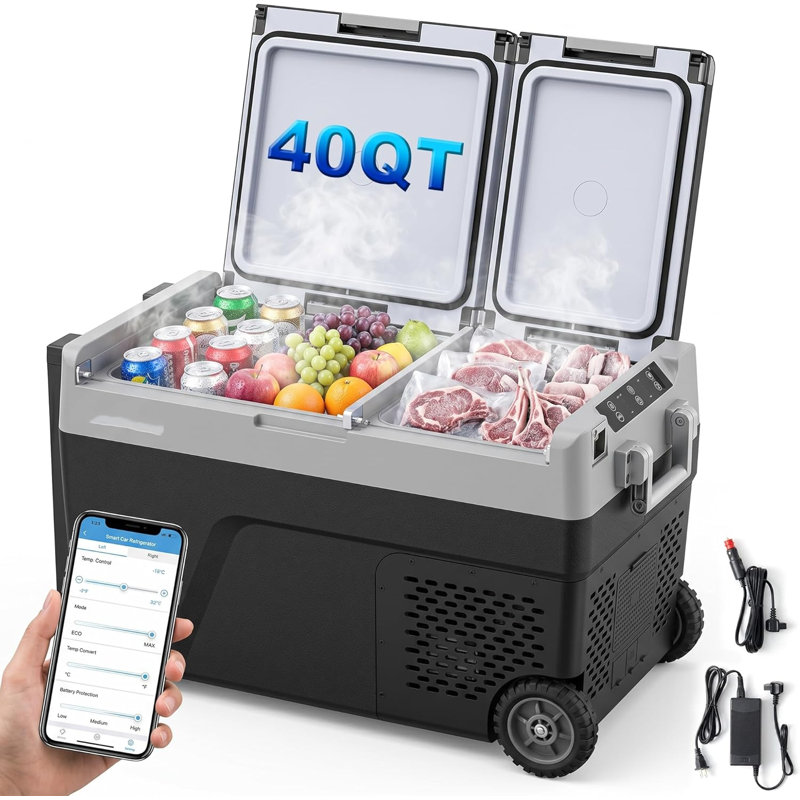 Congélateur de réfrigérateur portatif 40QT 38L