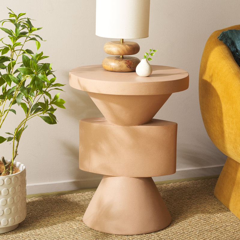 Table d'appoint Alderson, Terracotta
