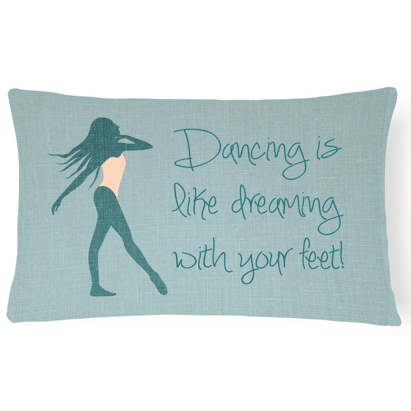  Coussin Dancing is Like Dreaming, vert