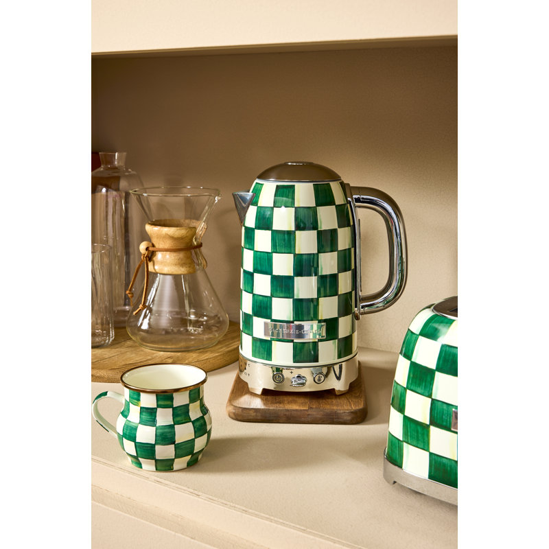 Check Electric Kettle, Emerald