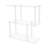 Clear Acrylic Bookshelf Modern Transparent Display Rack