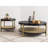 Benson Black Round End Table