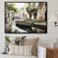 Canal Quiet Passage Charcoal II - reproduction sur toile-710202470-710455219