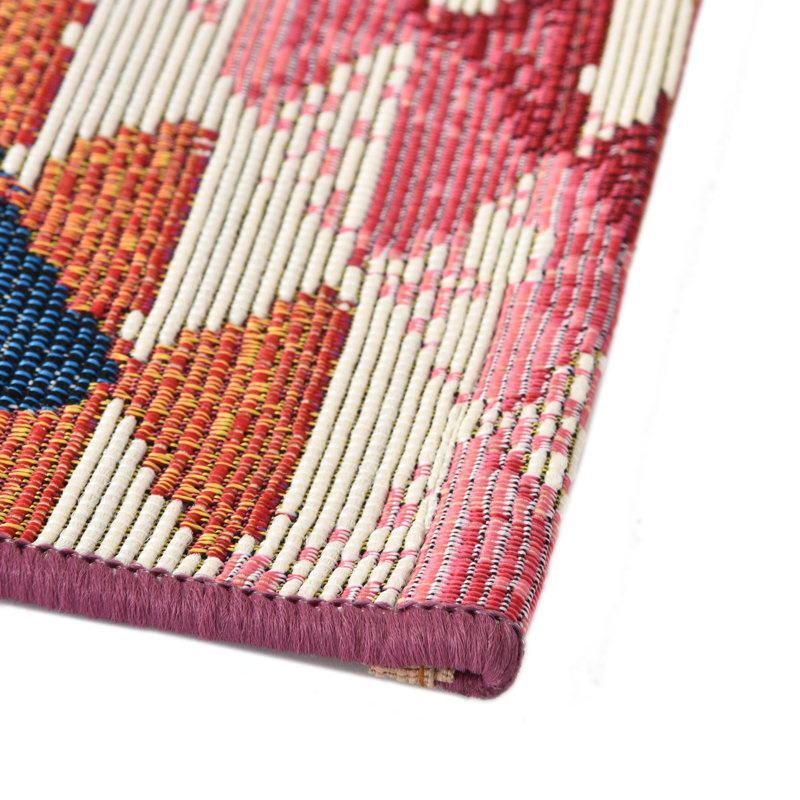Outdoor Concord Area Rug Peach Color, Rectangle 2' x 3'