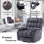 Medfield 91cm Wide Standard Recliner with Massager