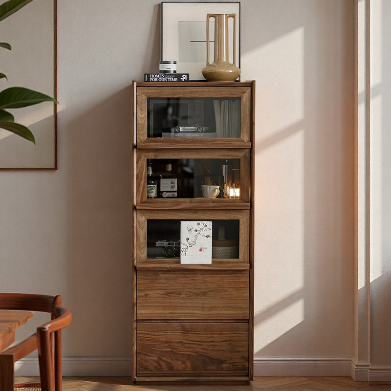 Bibliothèque de rangement style américain