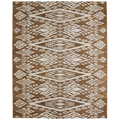 Wallace Transitional Medallion Brown Area Rug