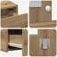 Solid Reclaimed Wood 100 X 40 X 70 Cm Storage-1188180845