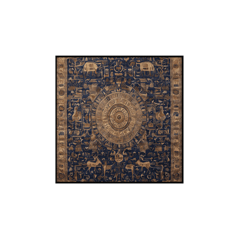 Tapis brun soyeux et moelleux, Carré 3 pi