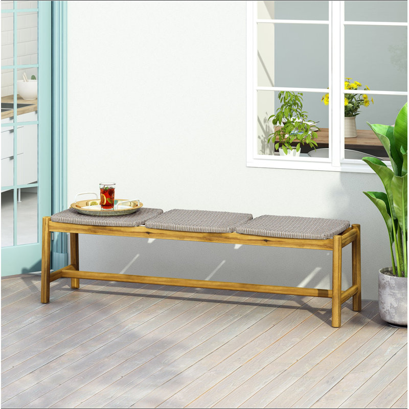Banc 3 places Cambria, Gris