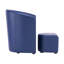 Fauteuil demi-tonneau avec repose-pieds Babumba-30415563