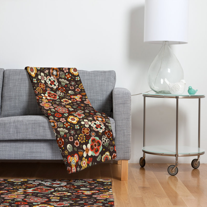 Pimlada Phuapradit Hand Woven Throw Blanket, 60" H x 80" W x 1.5" D