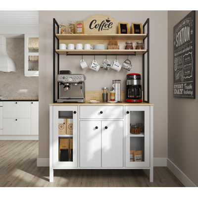 Coffee Bar Cabinet by Lark Manor