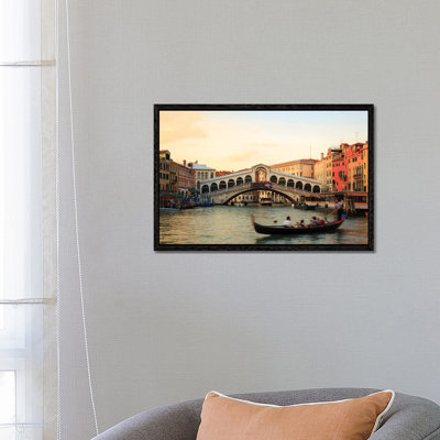 Sunset At Rialto, Venice by Matteo Colombo - Gallery-Wrapped Canvas Giclée on Canvas