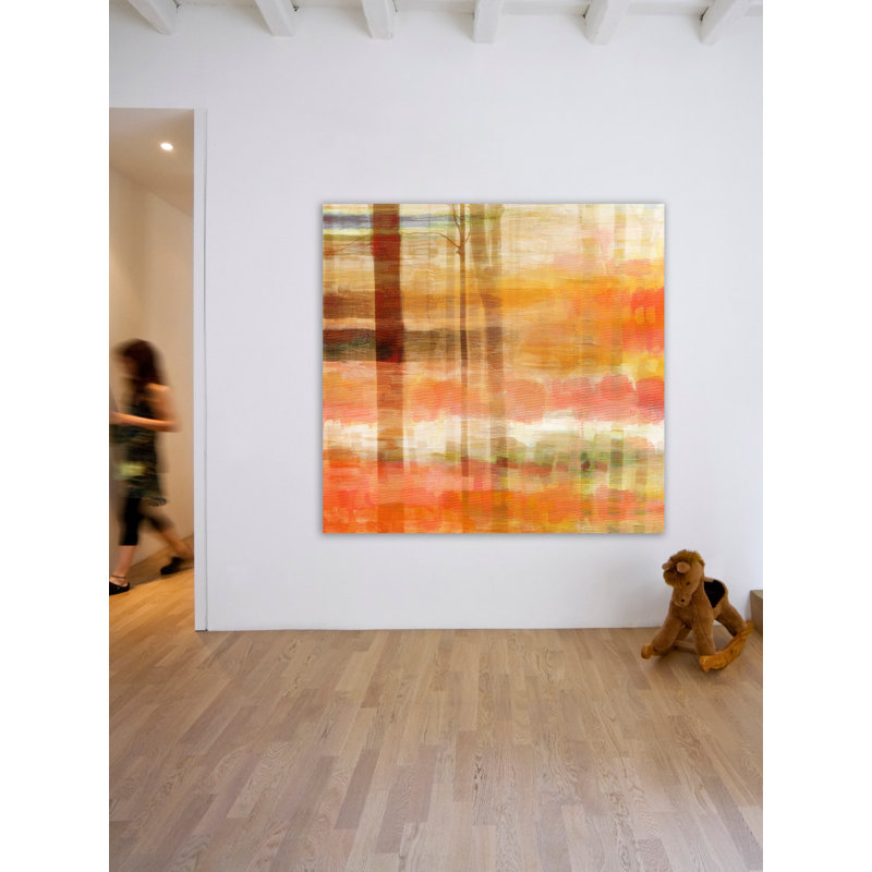 « chaleureux automne teintes » par parvez taj,, reproduction d’art sur toile tendue, H 24 po x l 24 po