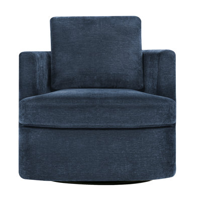 Jocqueline 32.3'' Wide Swivel Barrel Chair
