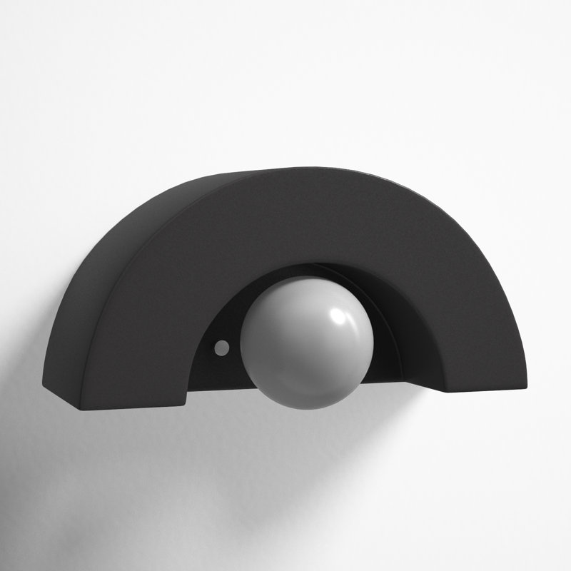 Payam Ceramic Half Moon, Carbon Matte Black